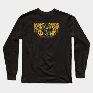 Alphas Ice Cold - Principles 1906 Manly Deeds, Scholarship Long Sleeve T-Shirt